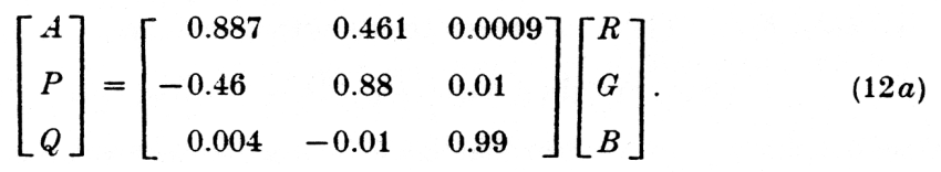 Buchsbaum Eq. 12a